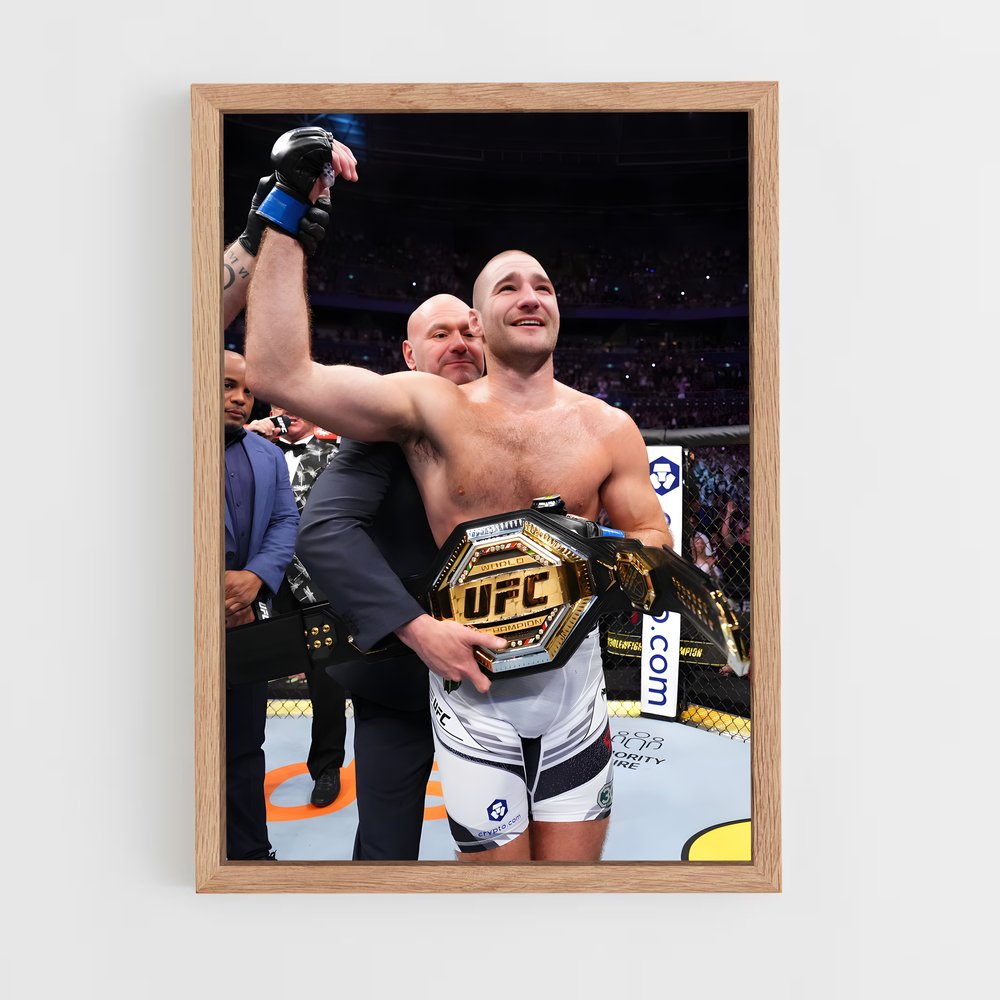 Poster Champion Déterminé – affiche MMA (vue 4)